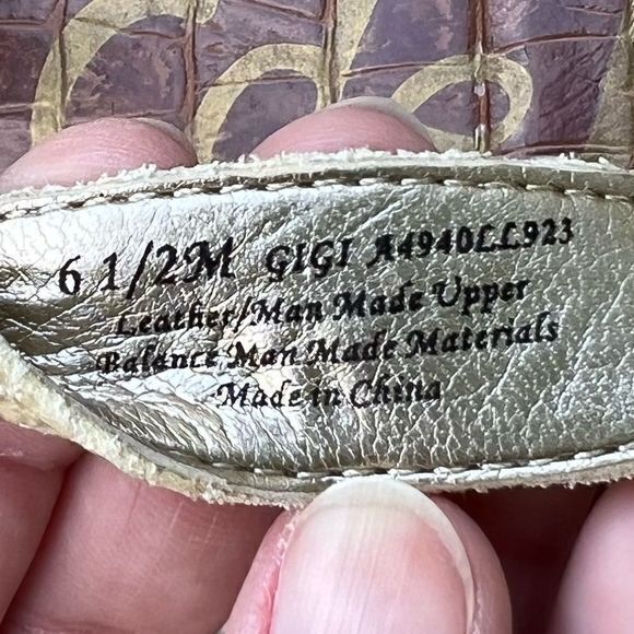 Sam Edelman Women's Gigi Thong Flat Sandals T-Strap Leather Size‎ 6.5 - Picture 6 of 6